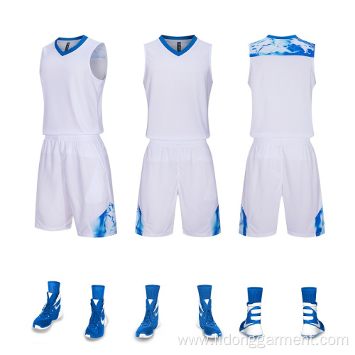 Sports Training Youth Team Basketball Uniforms Jersey Set